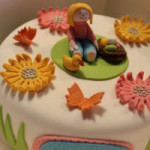 VERJAARSDAGS CUPCAKES GEEL BLOEMEN