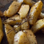 Grilled potatoes